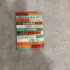 Inspirational Wall Art with Colorful Quotes